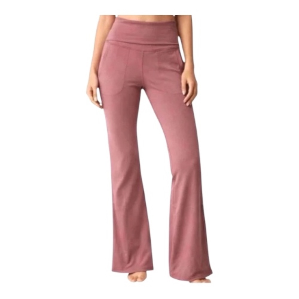 Halara High Rise Fold Over Yoga Pants Full Flare Leggings Women’s Size XS